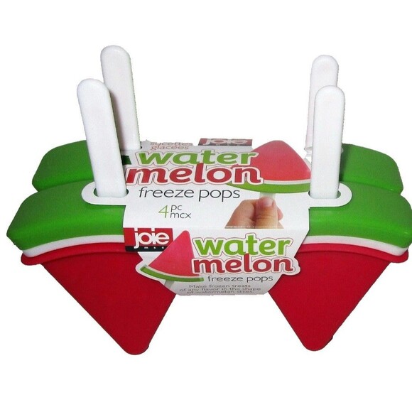 2 Packs 1 Free JOIE WATERMELON SLICE SHAPED FREEZE POPS (MAKES 16) - Picture 2 of 3